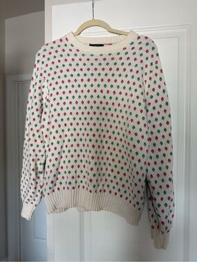 Vintage lands end cotton Crewneck Sweater